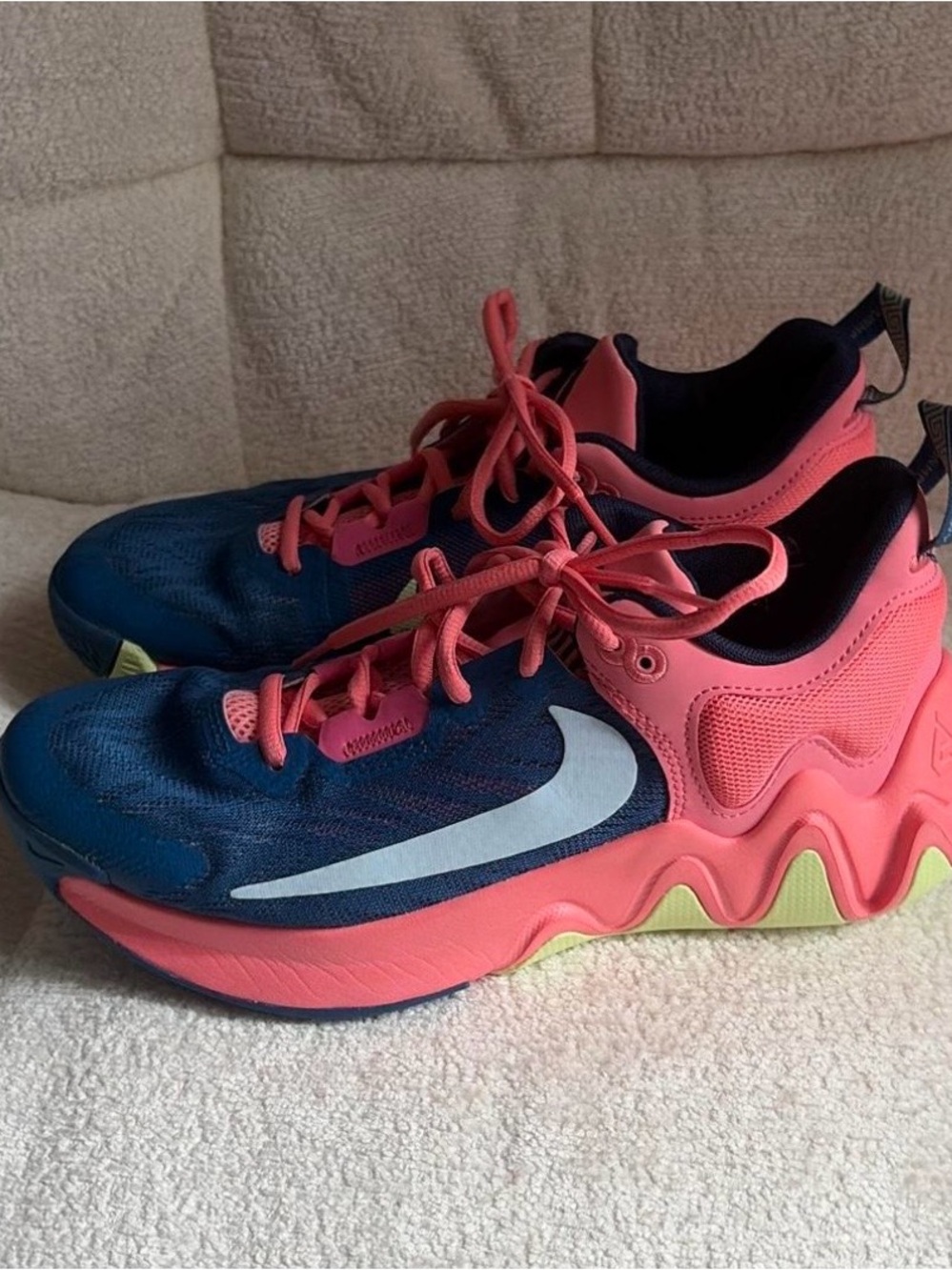 Nike Women's Athletic Shoes - Navy, Pink & White Accent